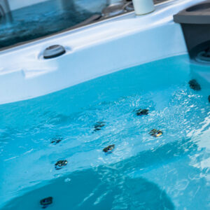 Gevulde jacuzzi